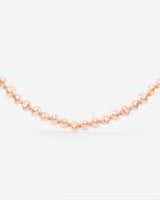 Dusty Rose Perlita Choker Oro