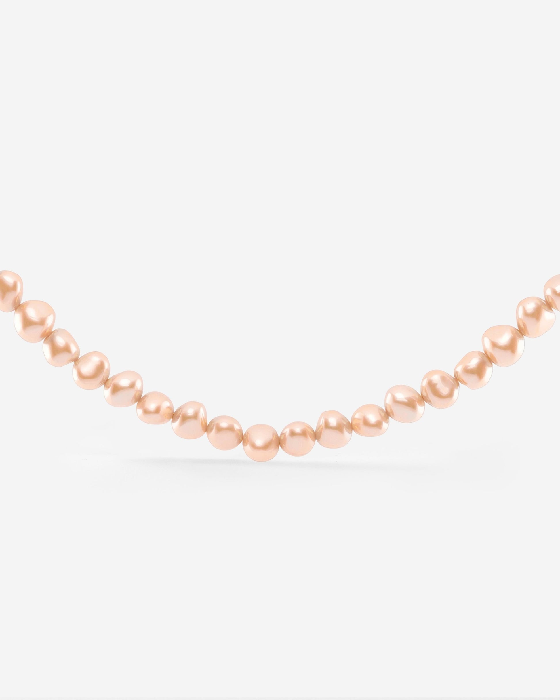 Dusty Rose Perlita Choker Oro