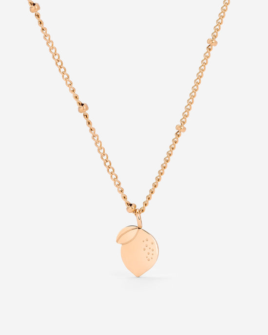 When Life gives you Lemons Collana Oro Rosa