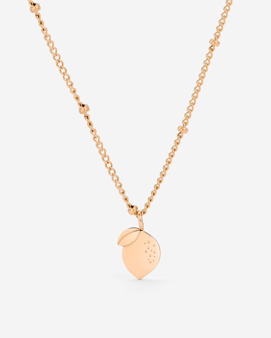 When Life gives you Lemons Collana Oro Rosa