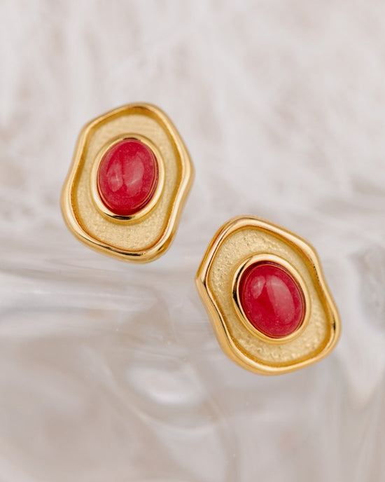 Scarlet Treasure Orecchini Oro Rosa