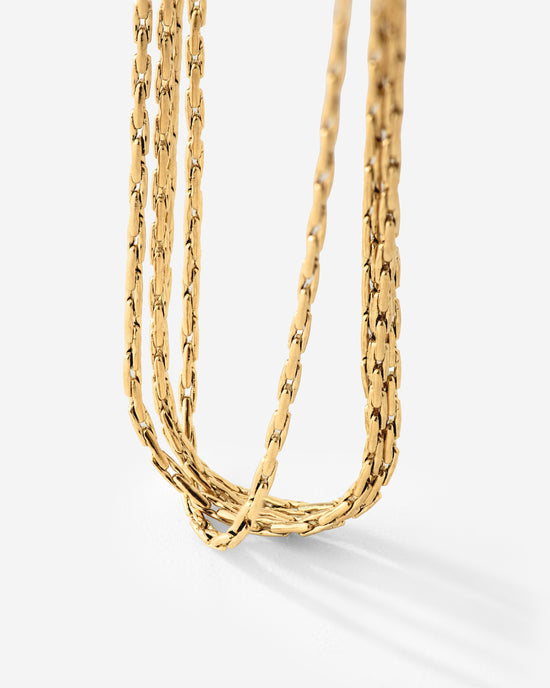 Cascade Layer Collana Oro