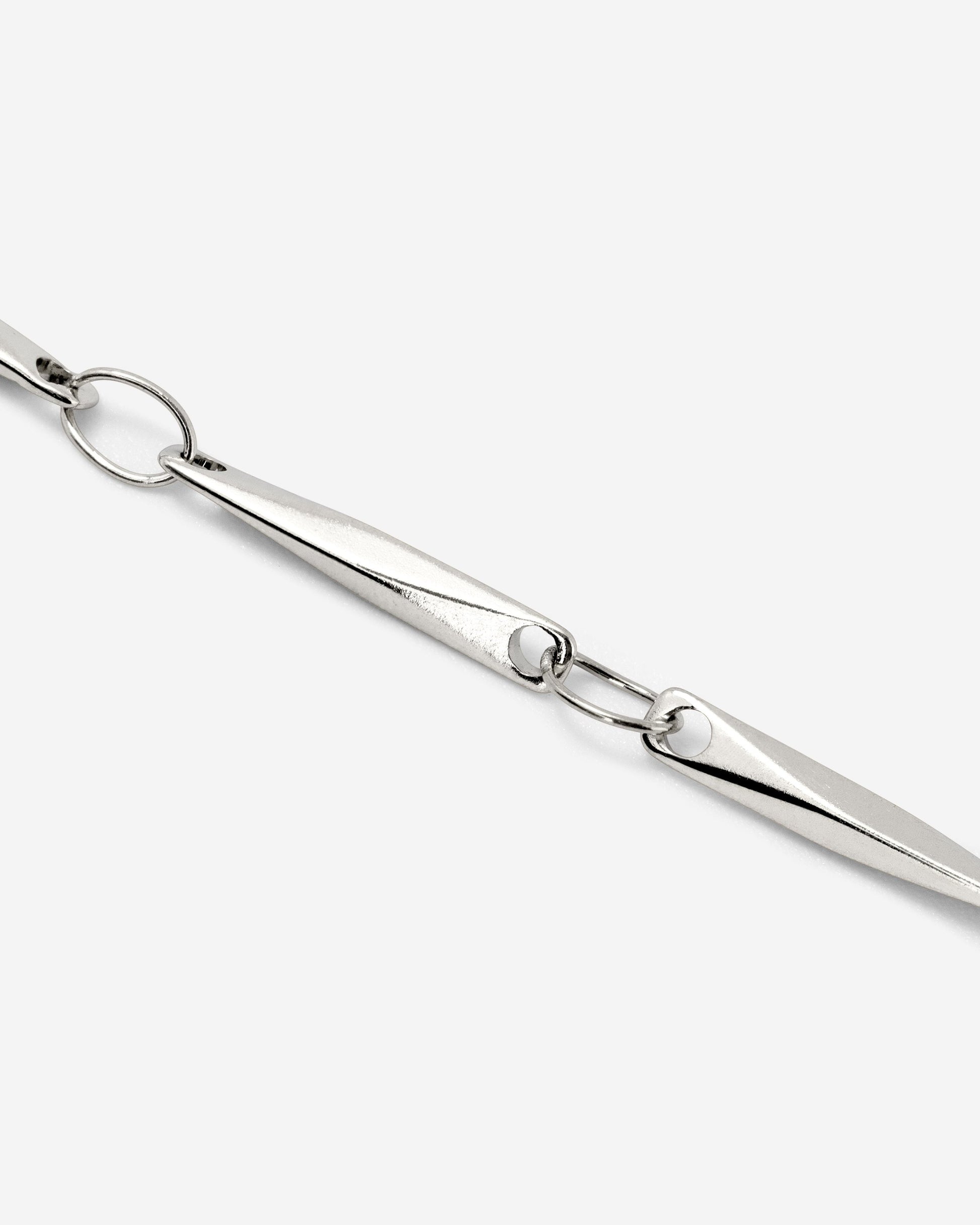 Curved Links Collana Argento