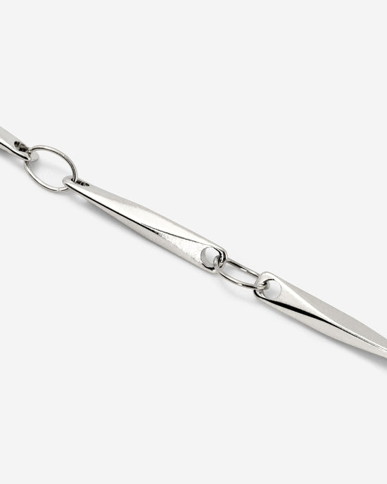 Curved Links Collana Argento