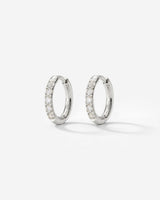 Glimmer Hoops Baby Argento