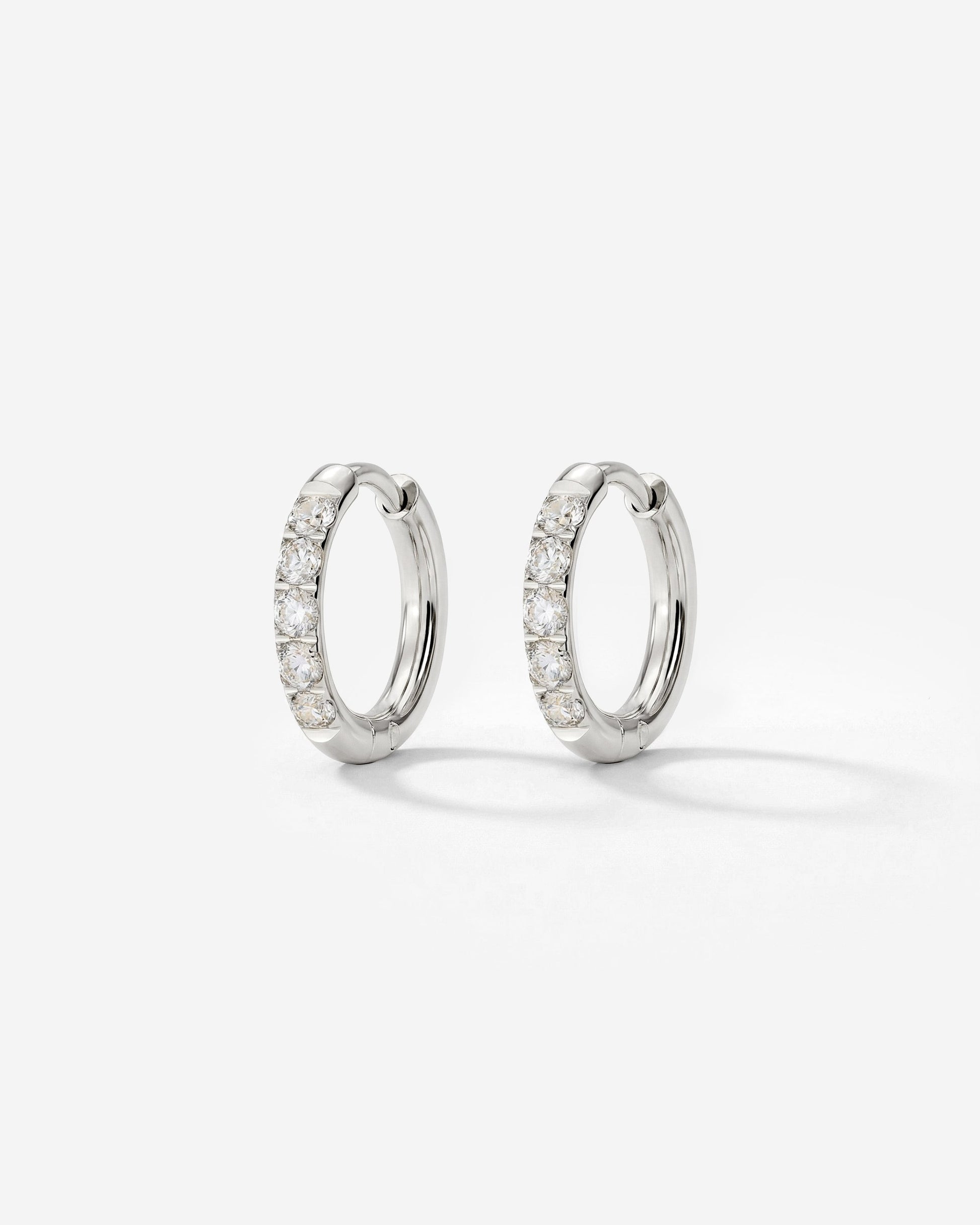 Glimmer Hoops Baby Argento