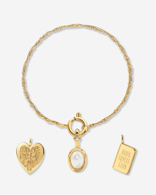 Singapore Chain Charm Bracciale Set