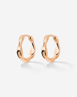 Liquid Shape Hoopies Oro Rosa