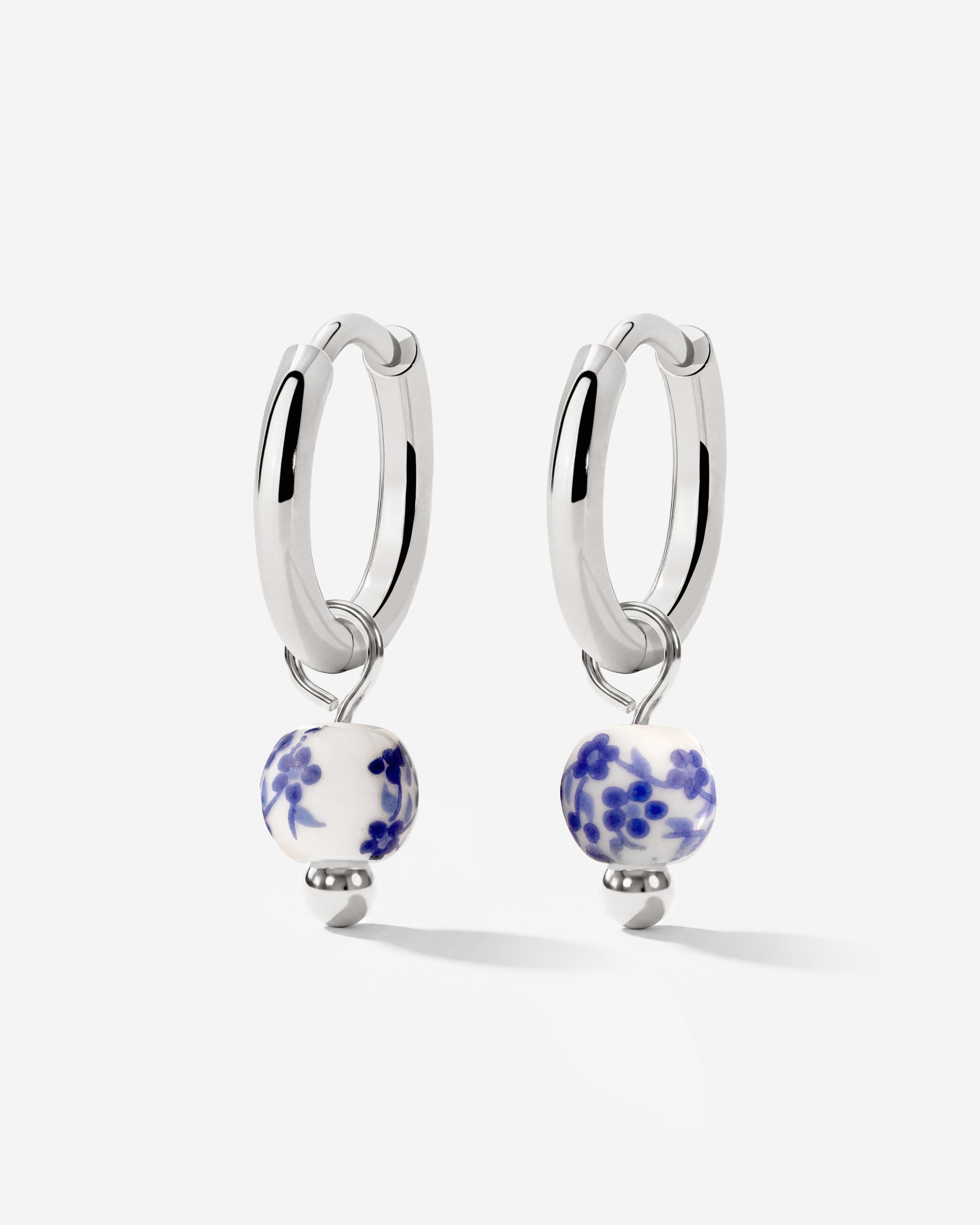 Painted Blue Hoop Set Small