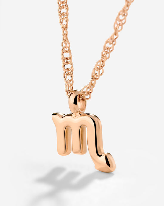 Scorpio Bubble Collana Oro Rosa