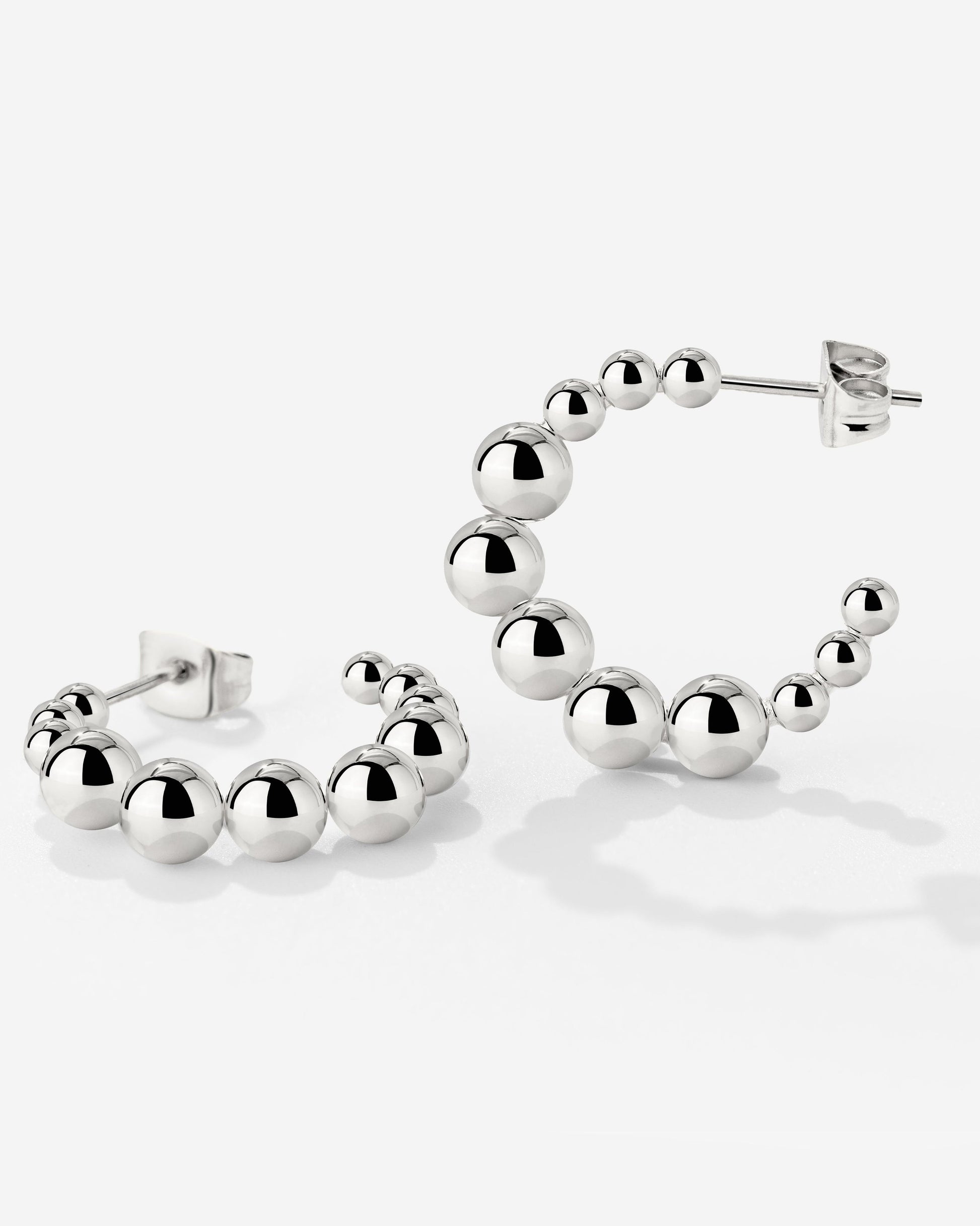 Infinite Beads Orecchini Argento