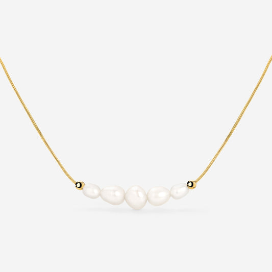 Pearlessence Choker Oro