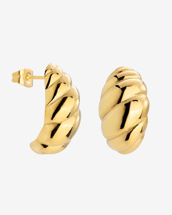 Bold Croissant Orecchini Oro