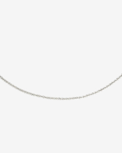 Criss Cross Chain Collana Argento