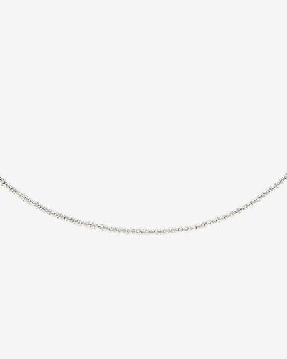 Criss Cross Chain Collana Argento