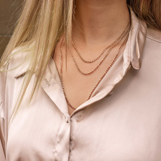 Figaro Collana Oro Rosa