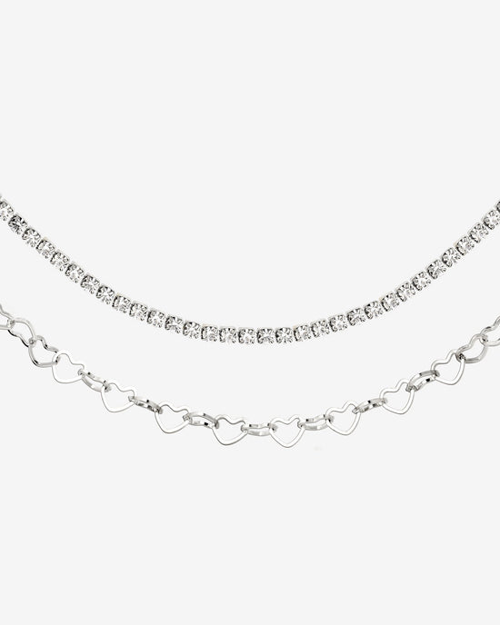 Glam Lover Collana Bundle Argento