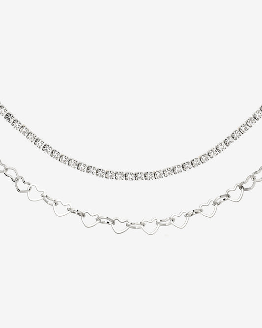 Glam Lover Collana Bundle Argento
