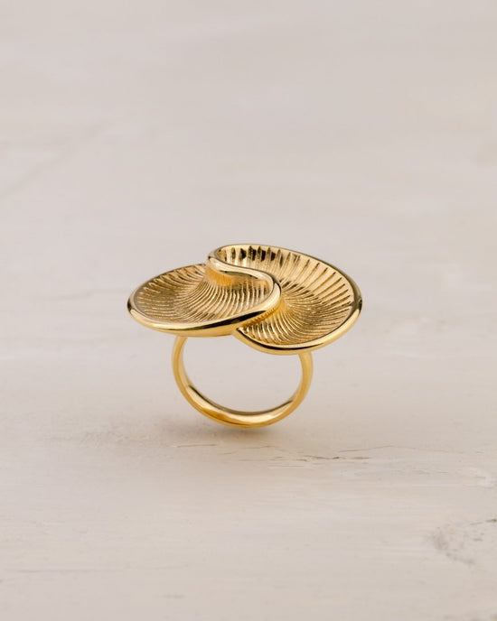 Winding Spiral Anello Oro Rosa