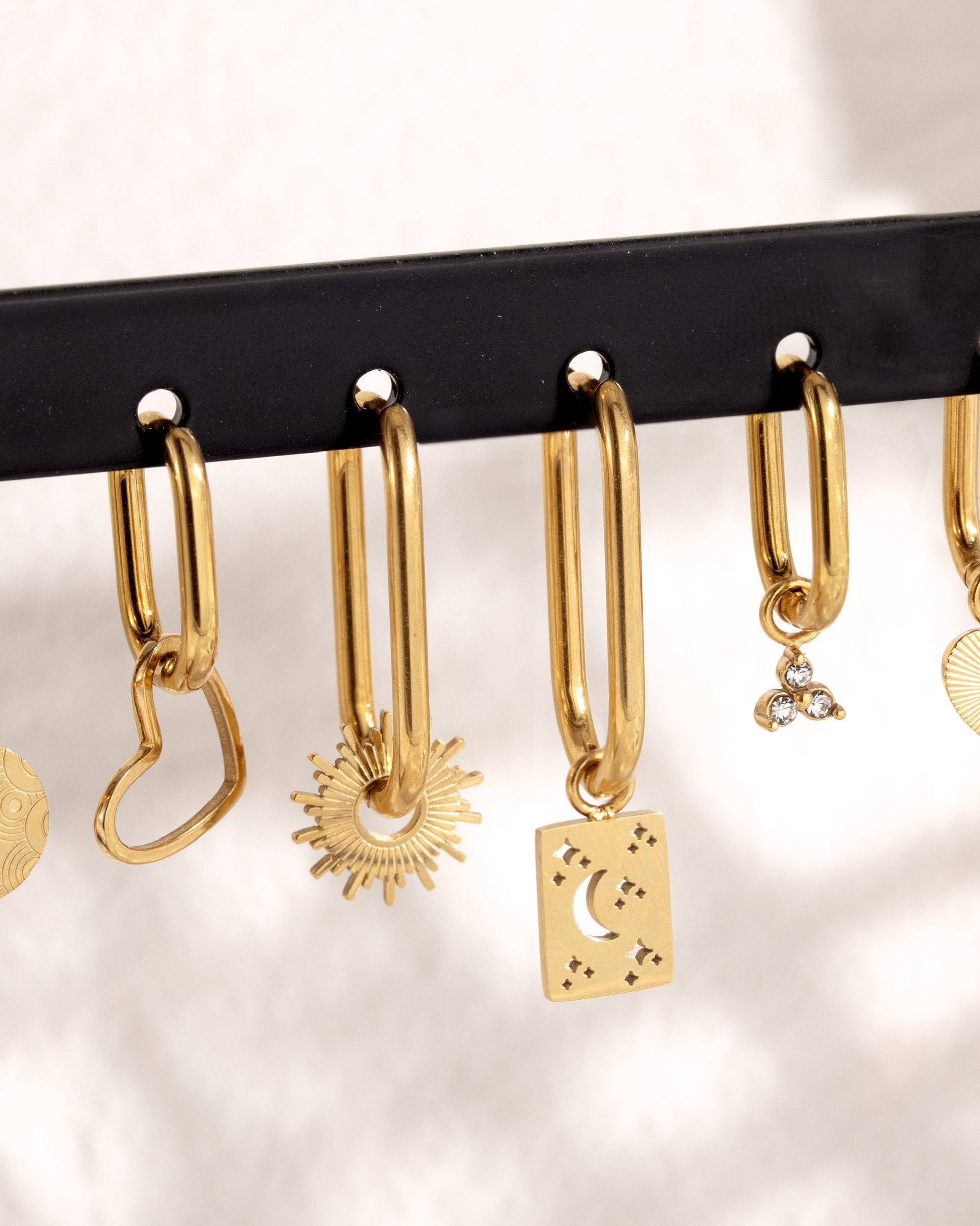 Sun Ray Oval Hoops Small Oro