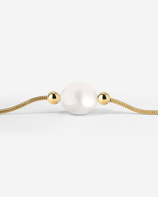 Minimalist Pearl Bracciale Oro