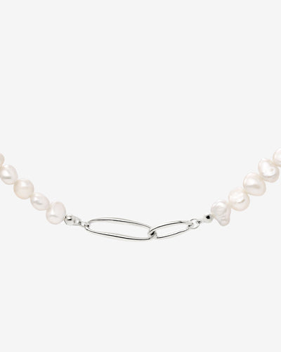 Fluidity Pearl Collana Argento