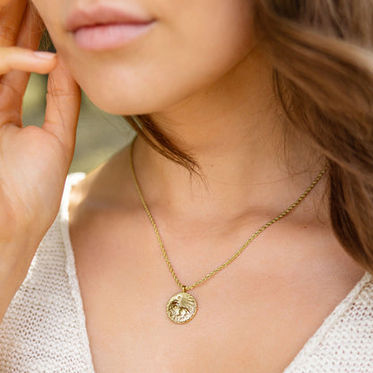 Zodiac Sign Collana Oro