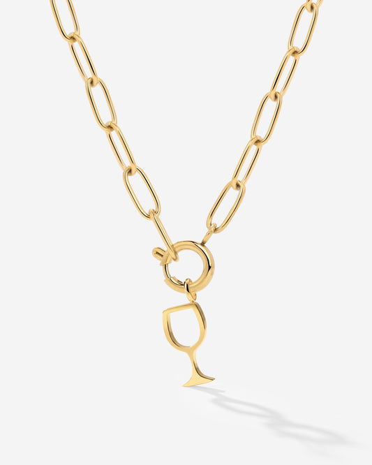 Vino Amore Oval Links Necklace Set