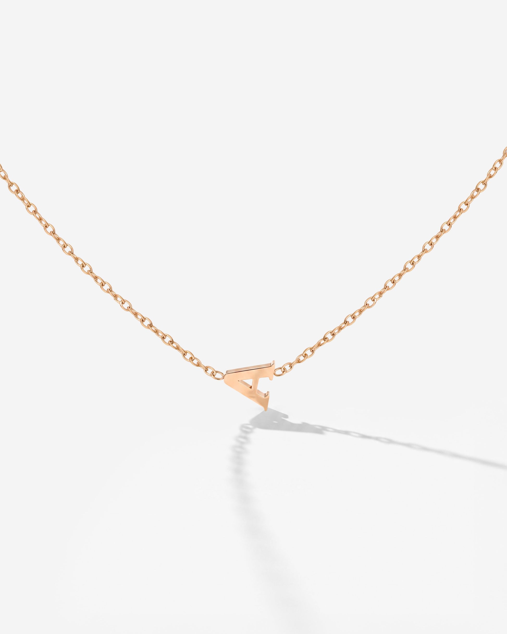 Tiny Letter Necklace