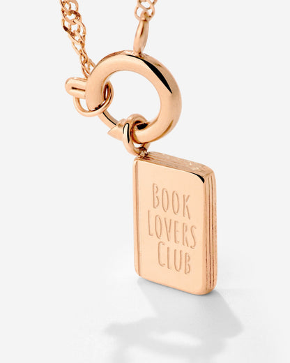Book Lovers Club Singapore Chain Collana Set Oro Rosa