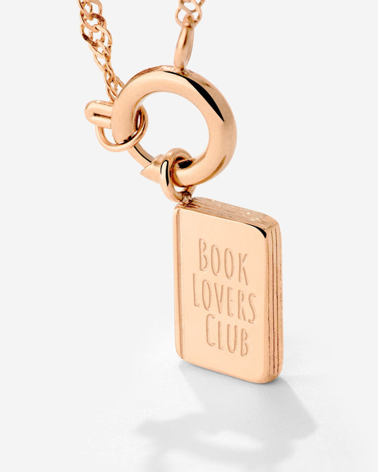 Book Lovers Club Singapore Chain Collana Set Oro Rosa