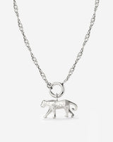 Leopard Singapore Chain Collana Set Argento