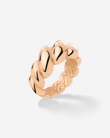Bold Twist Anello Oro Rosa
