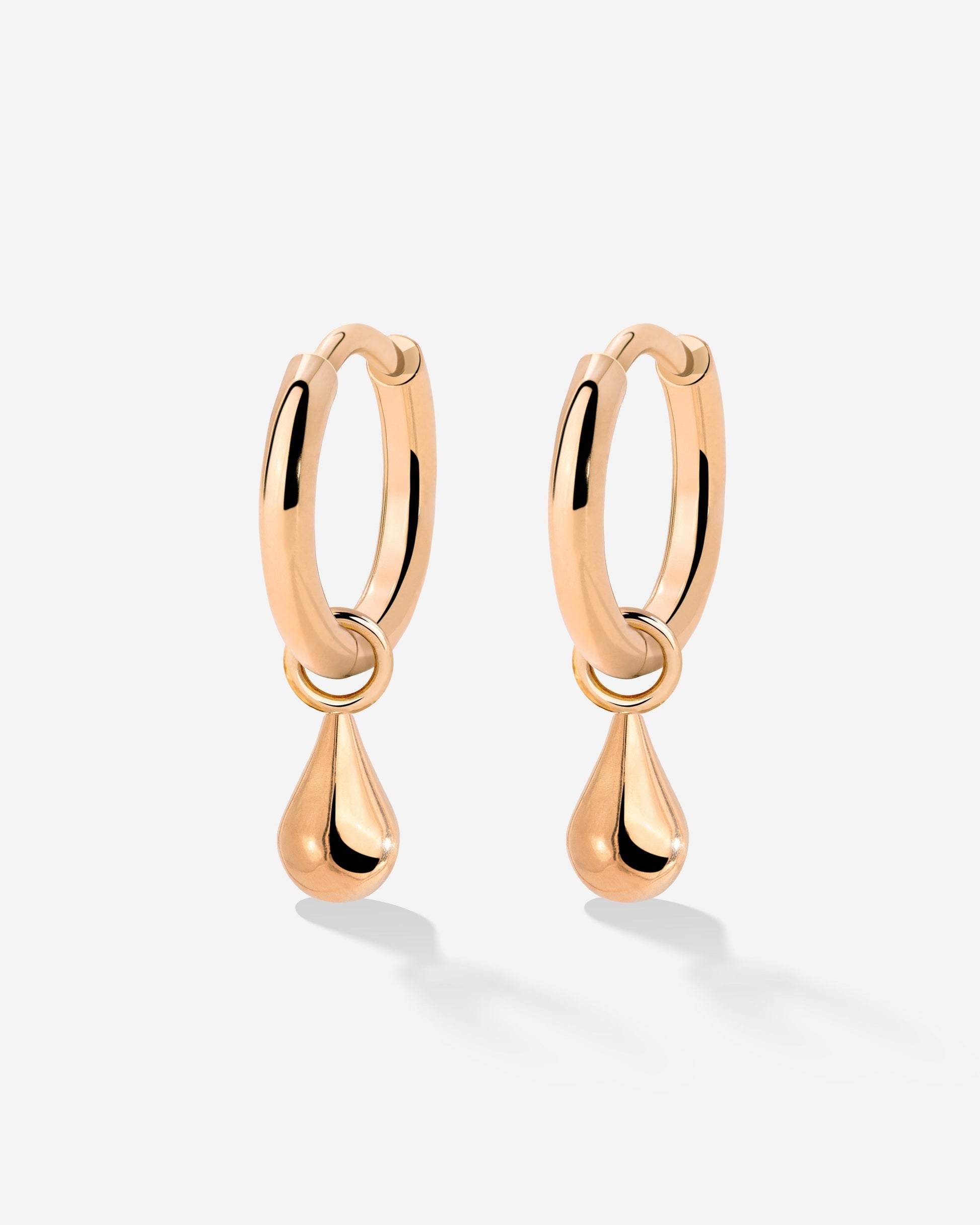 Drop it Hoop Set Small Oro Rosa