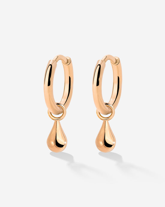 Drop it Hoop Set Small Oro Rosa
