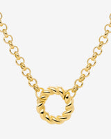 Twisted Donut Collana Oro