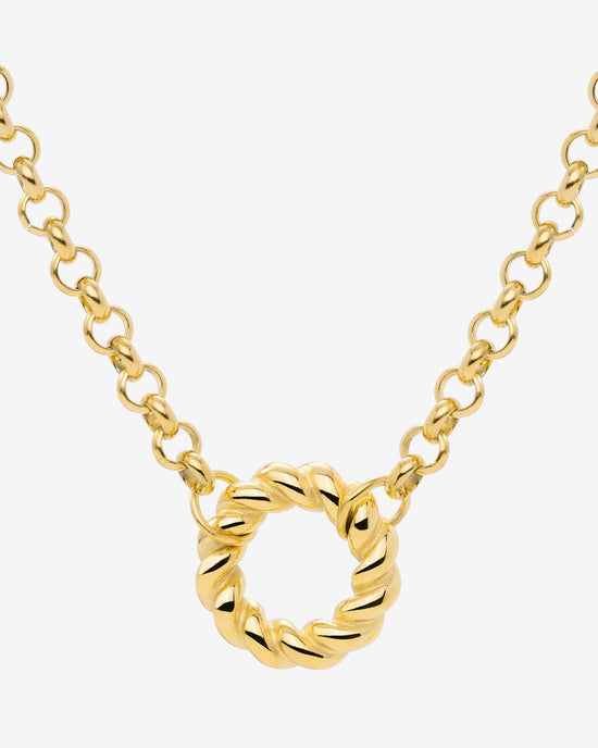 Twisted Donut Collana Oro
