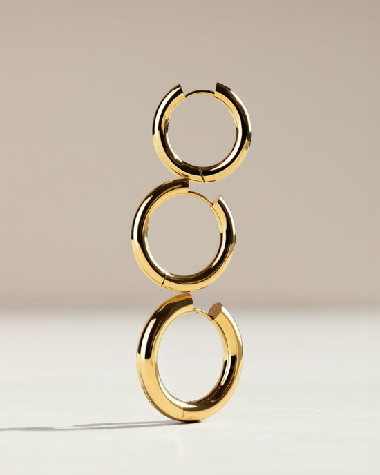 Chunky Hoopies Extra Large Oro