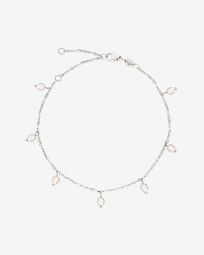 Shiny Pearls Bracciale Argento