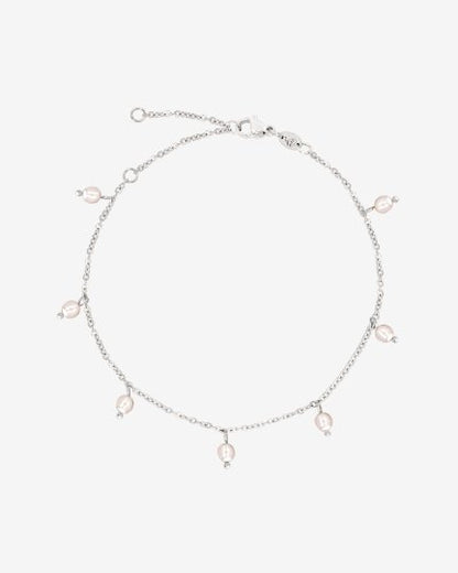 Shiny Pearls Bracciale Argento