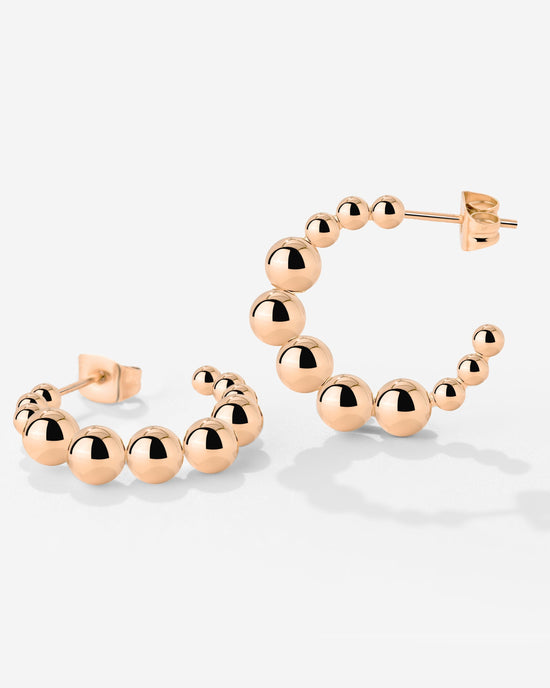 Infinite Beads Orecchini Oro Rosa