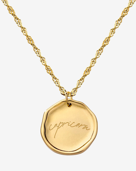 Zodiac Collana - Capricorno Oro