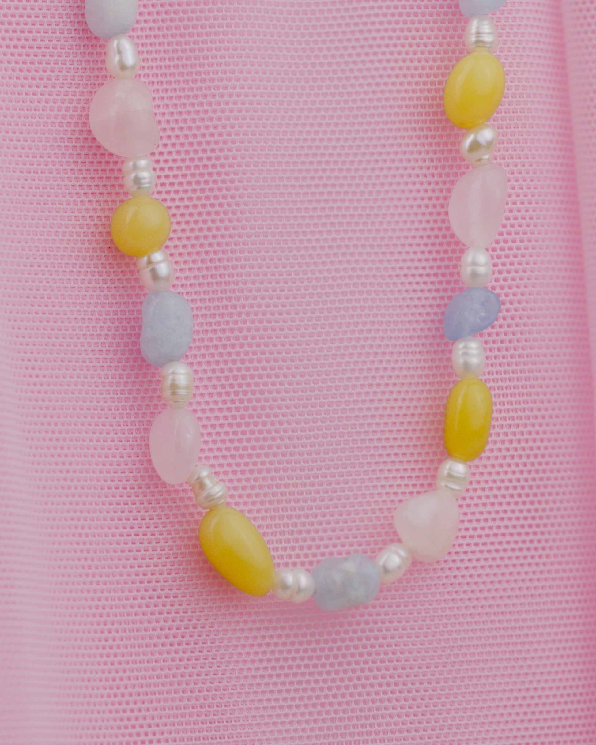 Cotton Candy Choker Oro