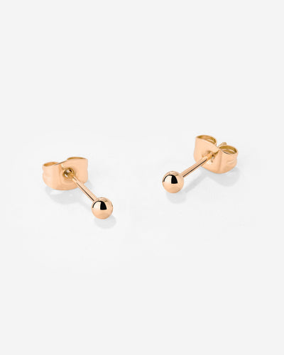 Delicate Bead Orecchini Oro Rosa