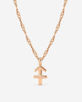 Sagittarius Bubble Collana Oro Rosa
