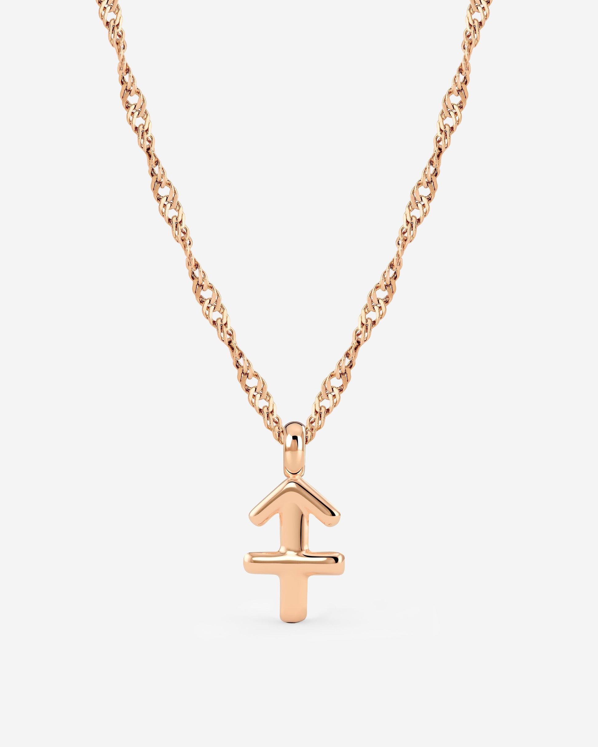 Sagittarius Bubble Collana Oro Rosa