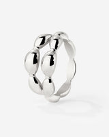 Graceful Curves Anello Argento
