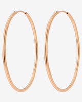 Extra Maxi Hoops Oro Rosa