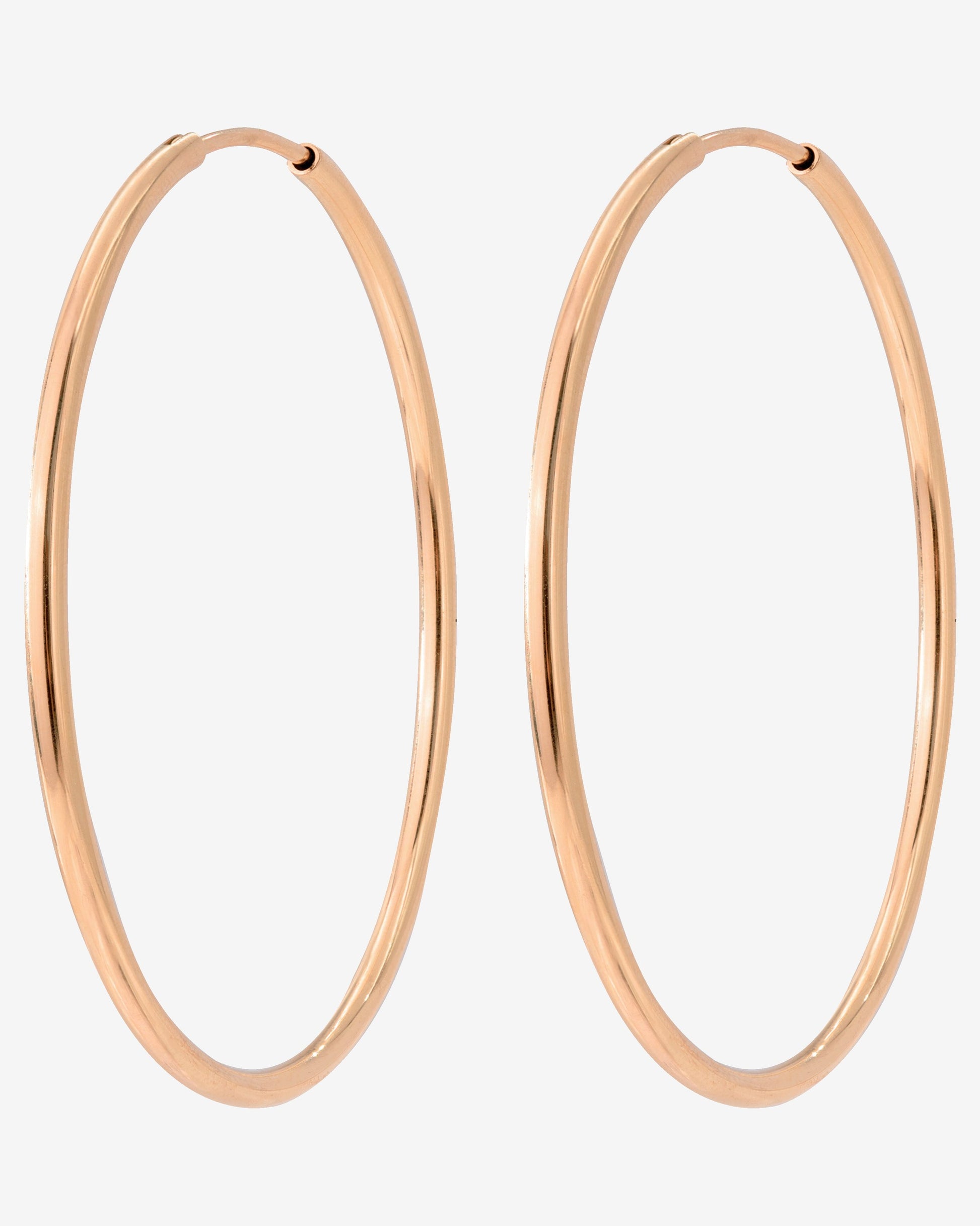 Extra Maxi Hoops Oro Rosa