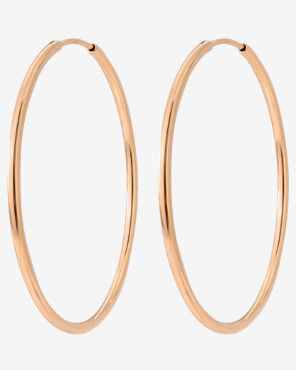 Extra Maxi Hoops Oro Rosa